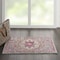 Homeroots 2 x 3 ft. Gray & Pink Medallion Scatter Area Rug 385516 - alternate 2